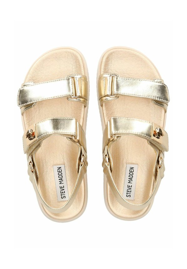 MONA - Sandals - gold leather2