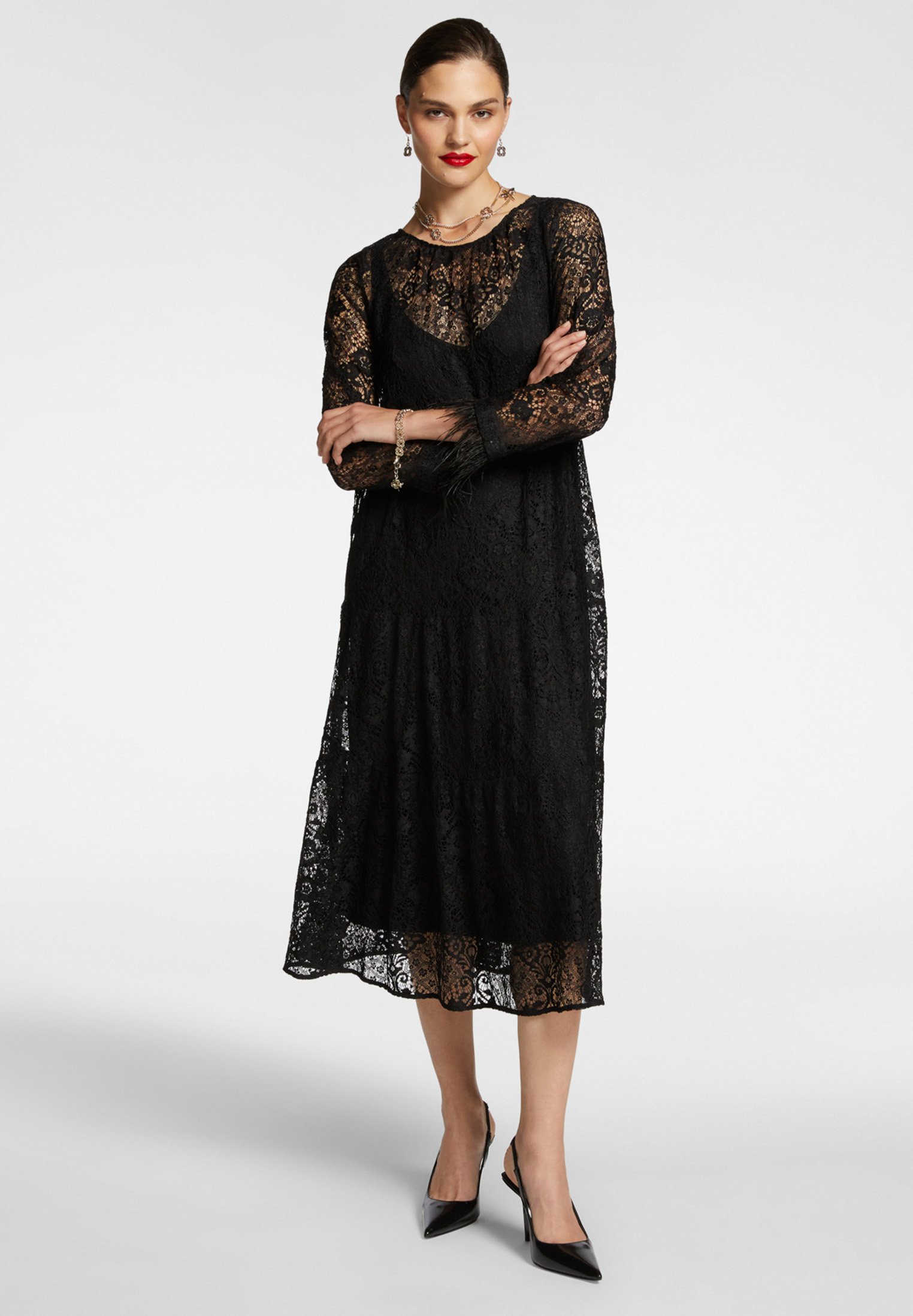 Elena Mirò ELEGANTE Vestito elegante nero