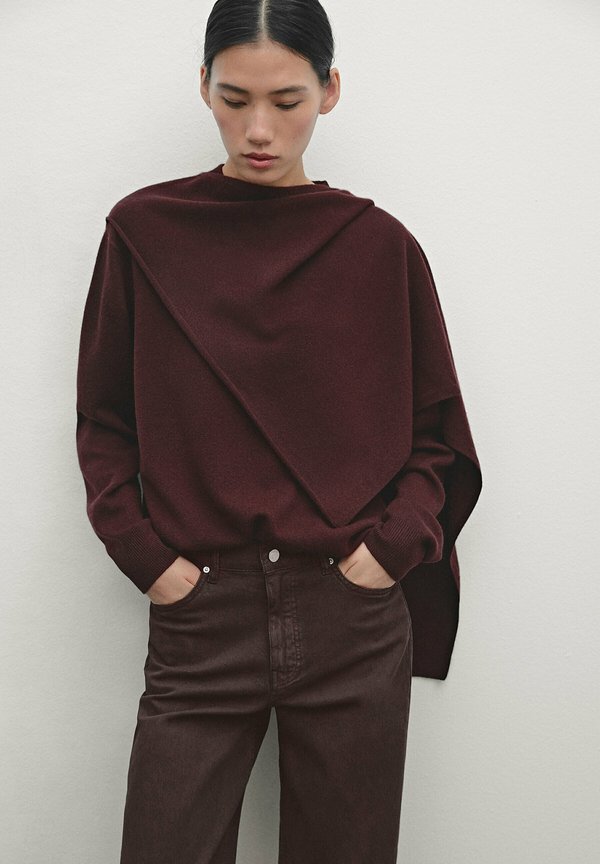 Straight leg jeans - bordeaux2