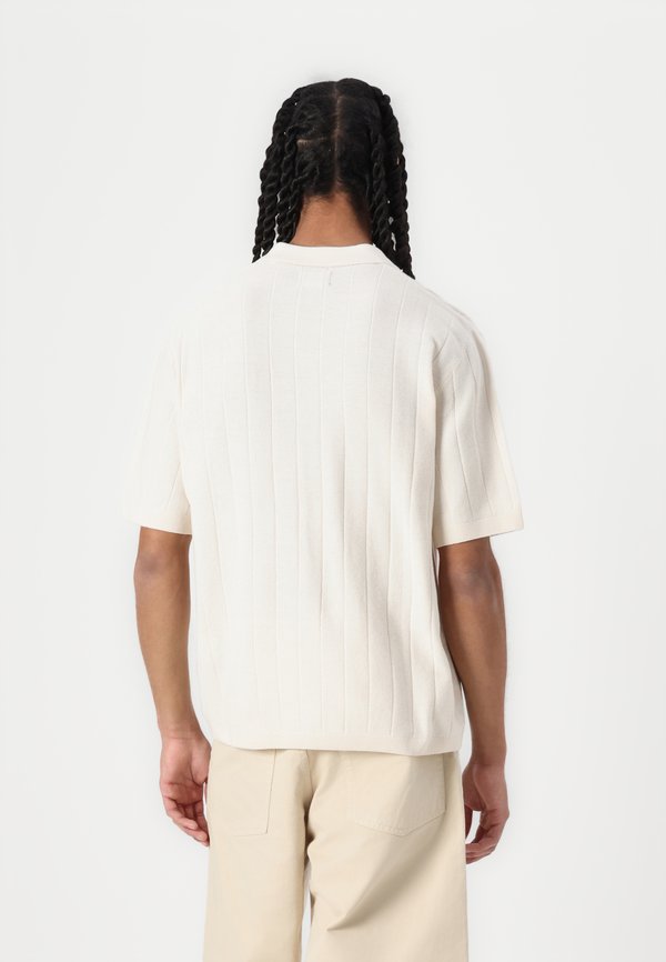 JORVARENNA SPLIT NECK - Polo shirt - sea salt4