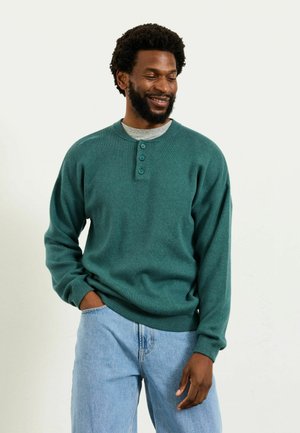 HENLEY - Jumper - jade green