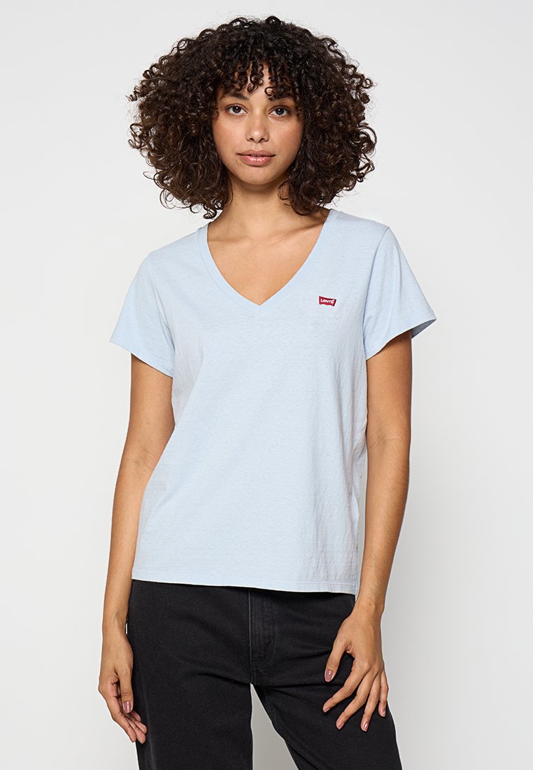 Levi’s® T-shirt basic lichtblauw