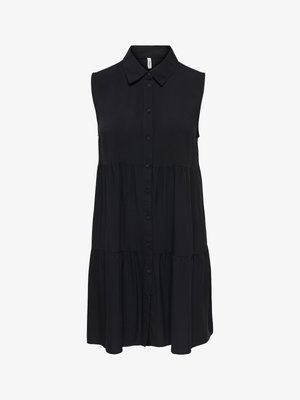 ONLY, HEMDBLUSENKLEID ONLTHEA KURZES KLEID - Robe chemise - black