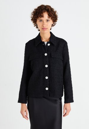 ONLY ONLSABRINA BOUCLE SHACKET - Jachetă de vară - black