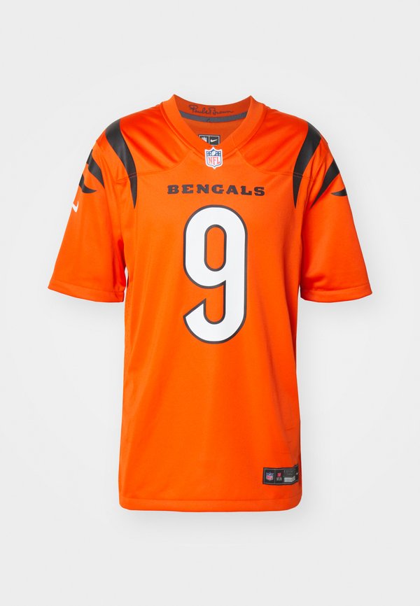 NFL JOE BURROW 9 CINCINNATI BENGALS  - Club wear - university orange2