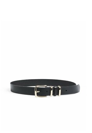 MIT ECKIGER SCHNALLE - Belt - black