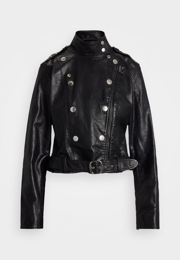 STUDDED LEATHER JACKET - Leather jacket2