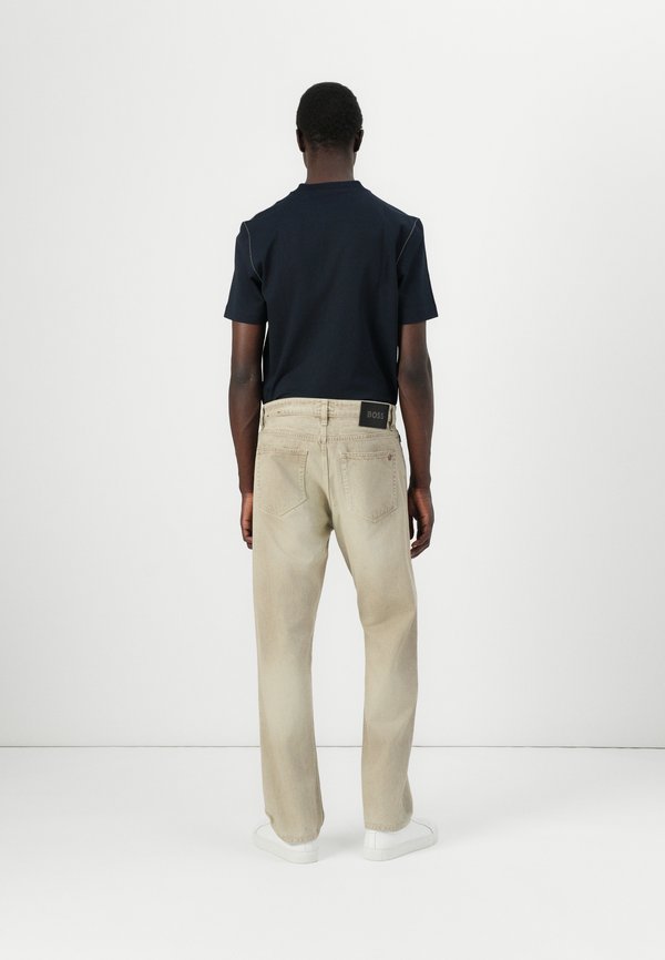AKRON - Straight leg jeans - light beige2