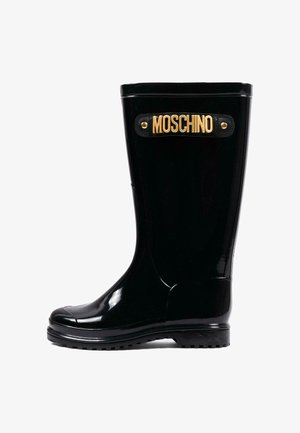 MOSCHINO, STIVALI PIOGGIA - Bottes en caoutchouc - black