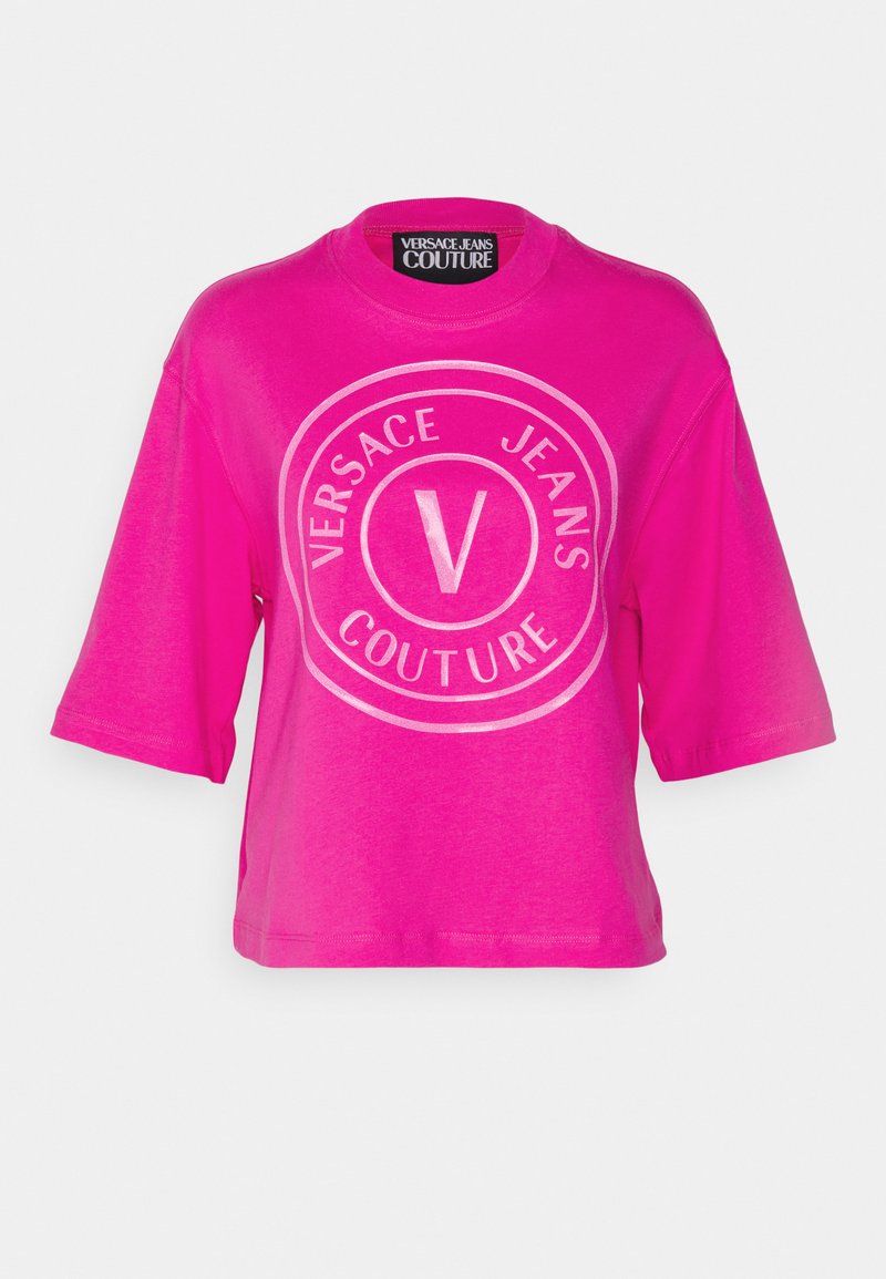 Versace Jeans Couture T-shirt print donkerroze