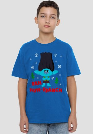 Universal Studios TROLLS BRANCH BAH HUMBRANCH - T-Shirt print - royal blue