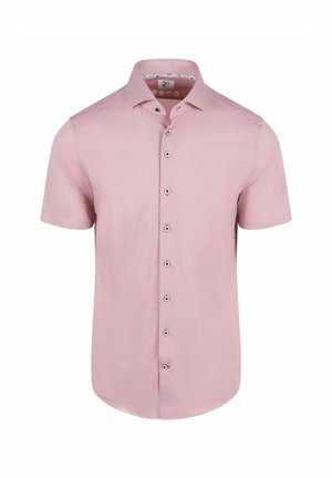 R2 Amsterdam R2 SHORT SLEEVE SHIRT TECHNICAL KNITTED DOBBY - Overhemd - roze