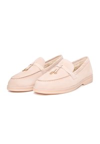 Cesare Gaspari LOAFERS - Loaferit/pistokkaat - beige