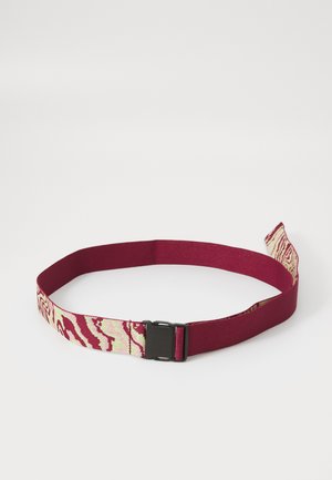 GRID BELT UNISEX - Klassiske belter - bordeaux/multi-coloured