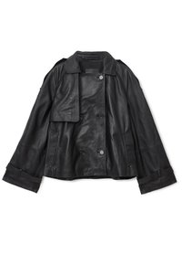 REED - Veste en cuir - black