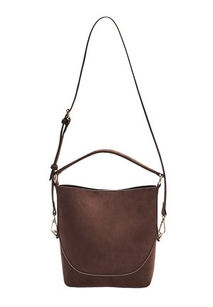 BUCKET WITH STRAP - Handbag - dark brown