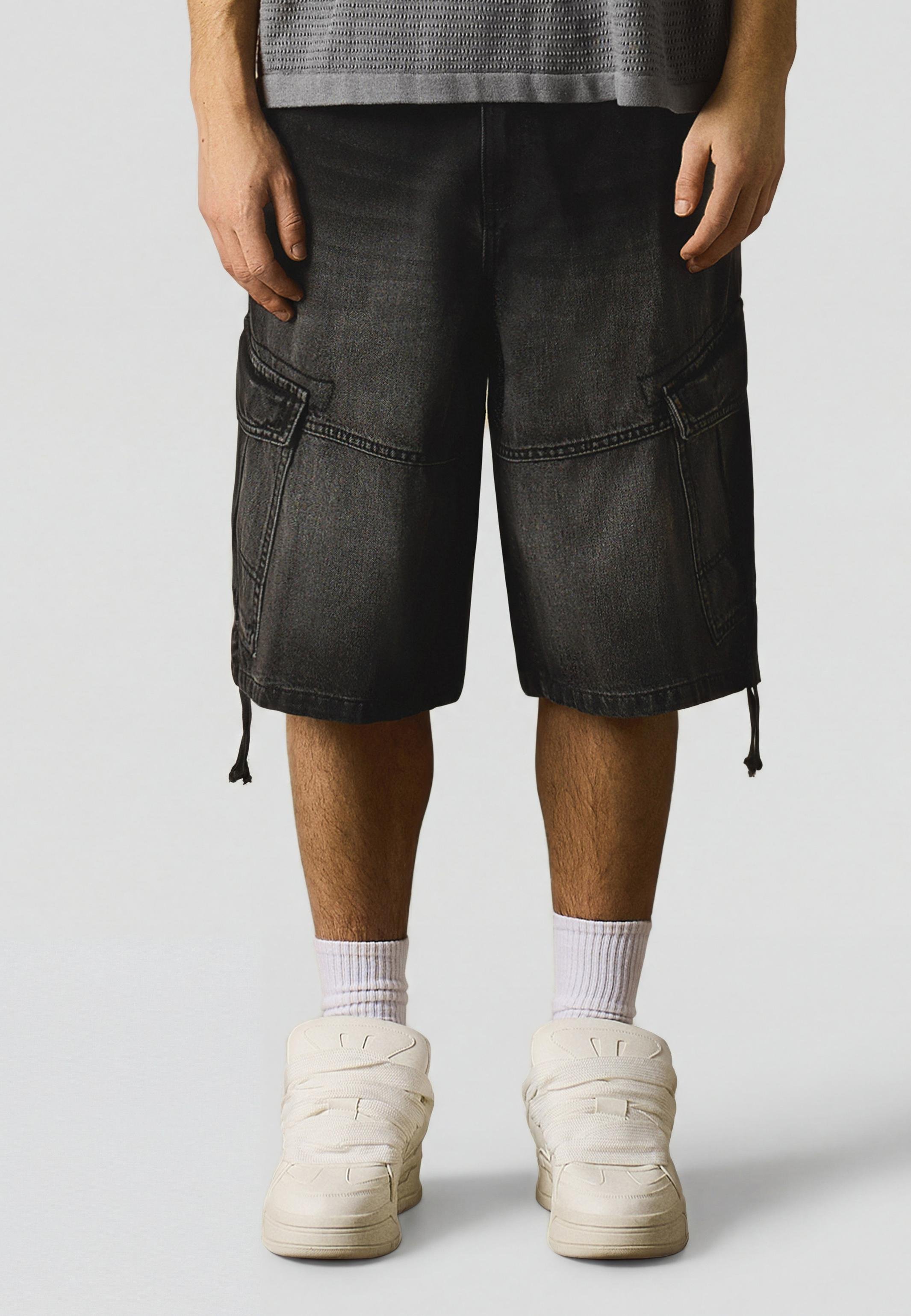 Jaded London WASHED JUMBO JORTS UNISEX - Pantaloni scurți din