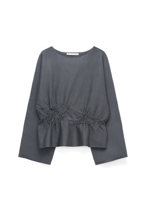 ADOLFO DOMINGUEZ, Longsleeve - dark grey
