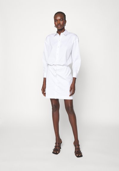 Theory FITTED LUXE - Robe chemise - white