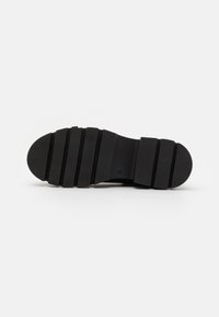 Zign LEATHER - Gležnjarji s platformo - black