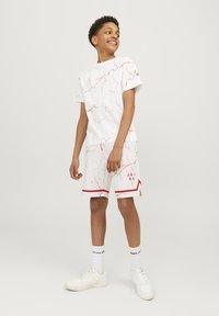 Jack & Jones Performance JJKEY SPORTY RELAXED  - Treningo apatinė dalis - white