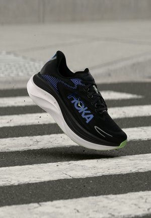 HOKA, SKYWARD X 2 - Обувки за бягане по асфалт - carbon black / neon