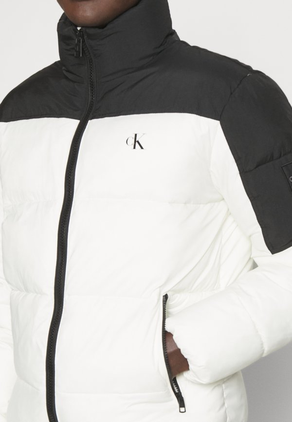 BLOCKING PUFFER JACKET - Winter jacket2