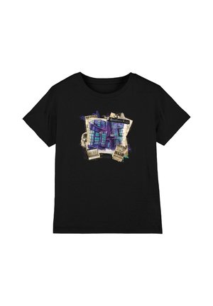Cotton Soul, HARRY POTTER KNOCKTURN ALLEY WANTEDBELLATRIX LESTRANGE UNISEX - Print T-shirt - black
