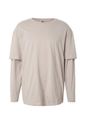 Urban Classics, OVERSIZED SHAPED DOUBLE LAYER LS TEE - Langarmshirt - cloud cloud
