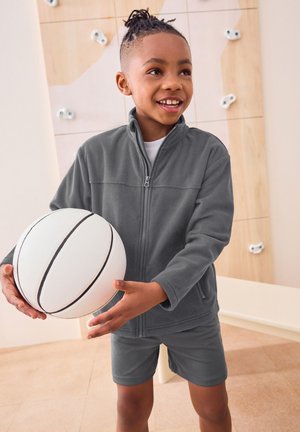 Next, REGULAR FIT - ZIP UP WITH POCKETS - Fleece jacket - grey