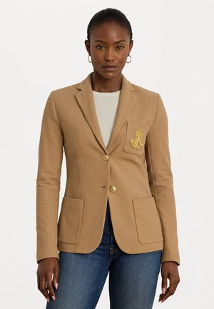 BULLION JACQUARD BLAZER - Blazer - classic camel