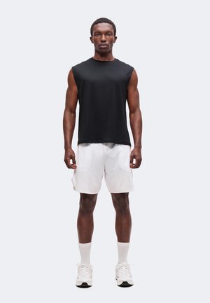 Pier One Sport by Zalando, ESSENTIAL TRAINING 2 PACK LIGHTWEIGHT REGULAR FIT  - T-shirts basic - black/white