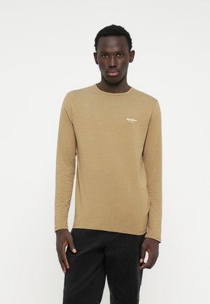 ORIGINAL BASIC  - Top dugih rukava - stowe beige