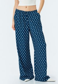 Koton WIDE LEG - Broek - blue
