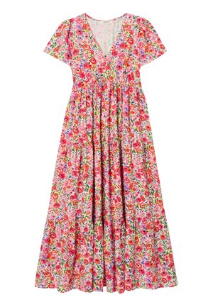 Promod, ROBE LONGUE À FLEURS - Robe longue - imprimé écru