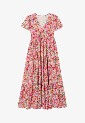 Promod, ROBE LONGUE À FLEURS - Robe longue - imprimé écru
