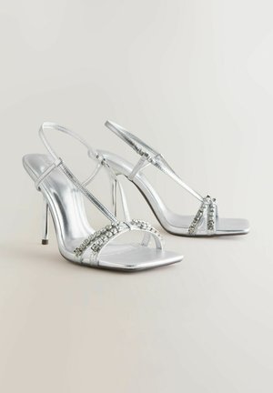 Next High Heel Sandalette - silver