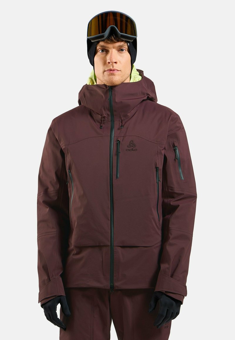 ODLO X-ALP - Waterproof jacket - fudge