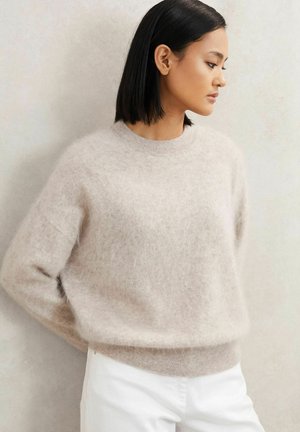 MISHA BRUSHED CREW NECK - Pulóver - oatmeal neutral