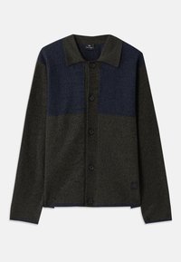 KNITTED JACKET - Cardigan - olive