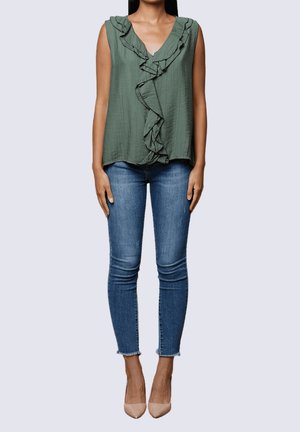 CON VOLANTES - Top - verde