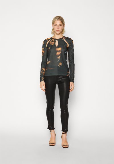 WOOD WOOD EMMA CUT OUT - Μπλούζα - black