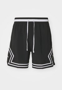 WOVEN DIAMOND SHORT - Spordišortsid - black/white