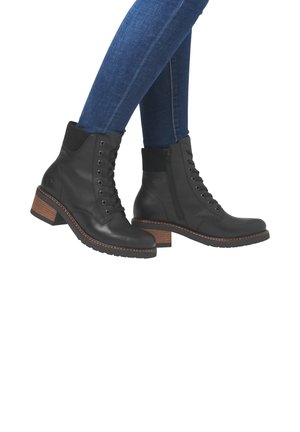 Remonte Bottines à lacets - nachtschwarz