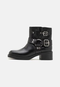 THRILL - Botine cowboy/biker - black