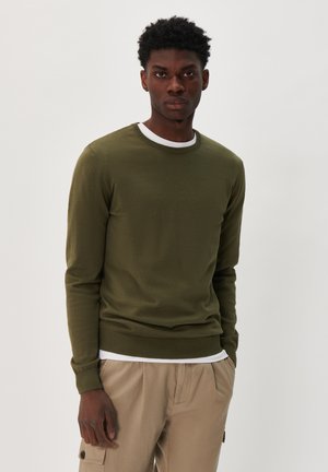 JONES - Strickpullover - olive night