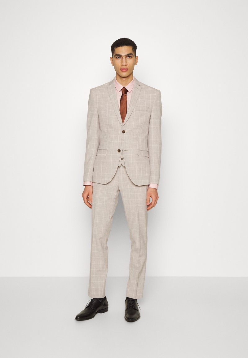 Isaac Dewhirst - THE FASHION SUIT  - Puku - beige, Suurenna