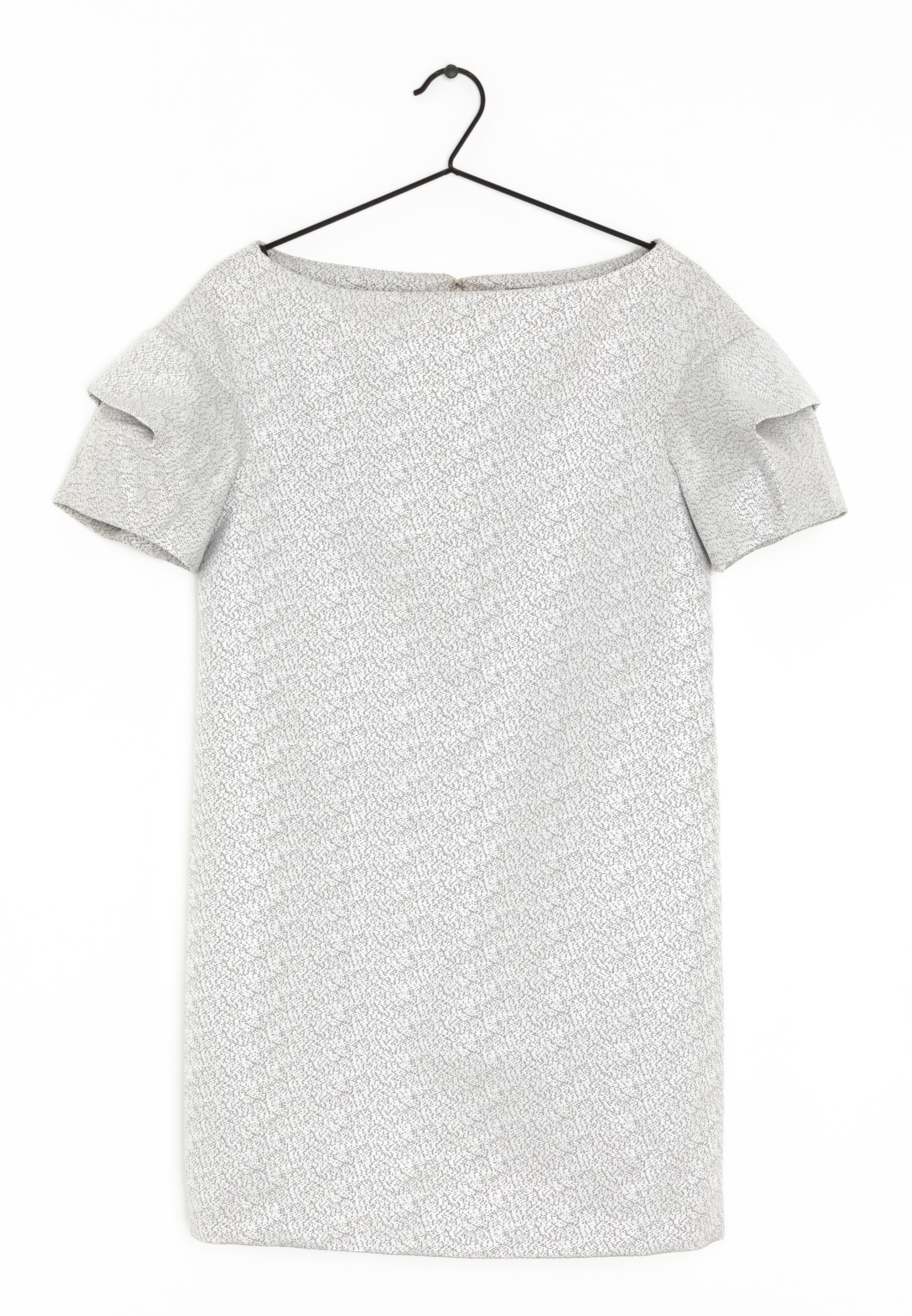 cos silver dress COS Recycled Sequinned Mini Dress
