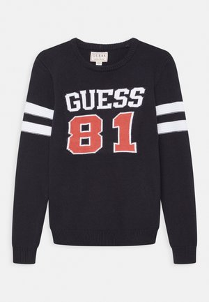 Guess JUNIOR LS - Strickpullover - smart blue
