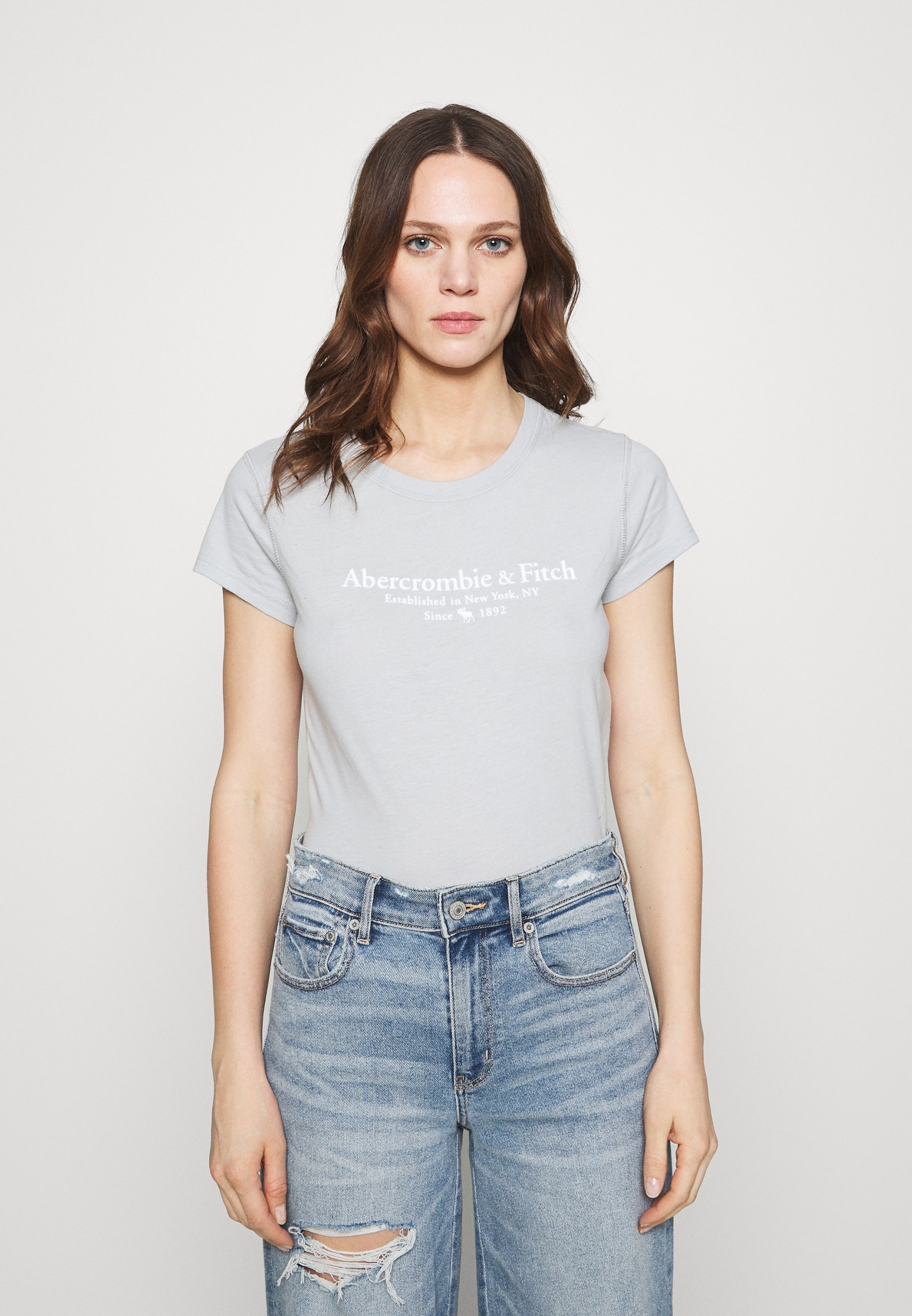 Abercrombie \u0026 Fitch LOGO TEE - Print T 